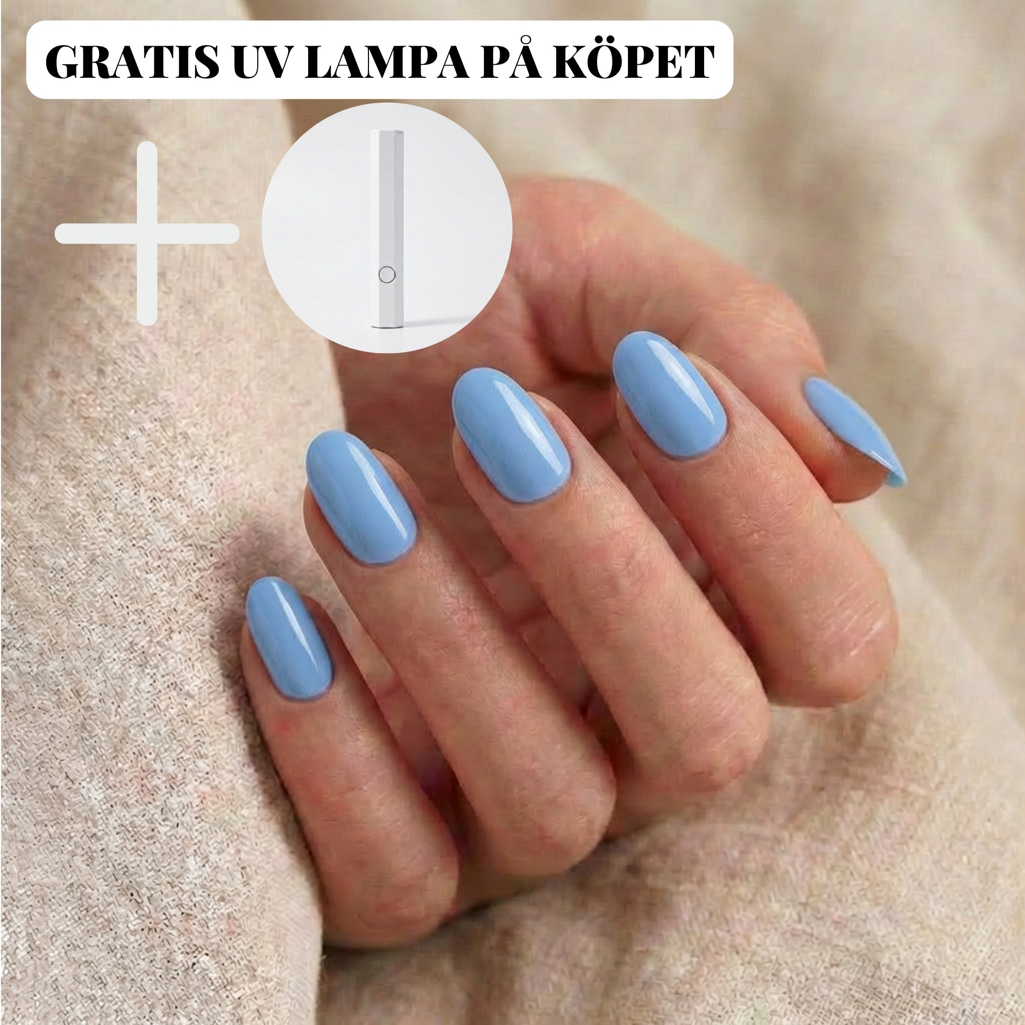 NailMastr ° Baby blue X 20st Naglar